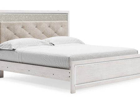 Altyra White King Panel Bed on Sale