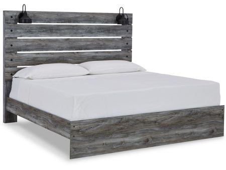 Baystorm Gray King Panel Bed Fashion