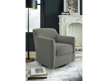 Bradney Smoke Swivel Accent Chair Sale