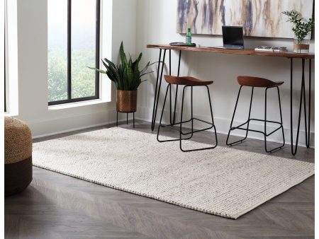 Jossick Cream Gray Large Rug Discount