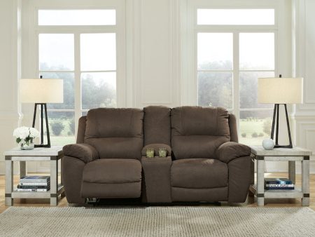 Next-Gen Gaucho Espresso Reclining Loveseat with Console For Cheap