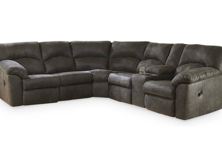 Tambo Pewter 2-Piece Reclining Sectional Hot on Sale