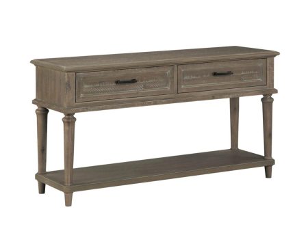 Cardano Driftwood Light Brown Wood Sofa Table Cheap