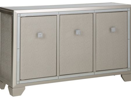 Chaseton Champagne Accent Cabinet Online Hot Sale