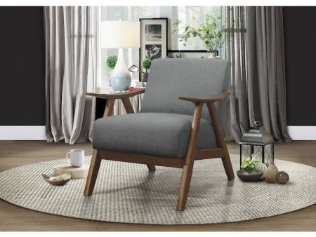 Damala Gray Accent Chair Cheap