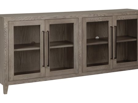 Dalenville Warm Gray Accent Cabinet Online