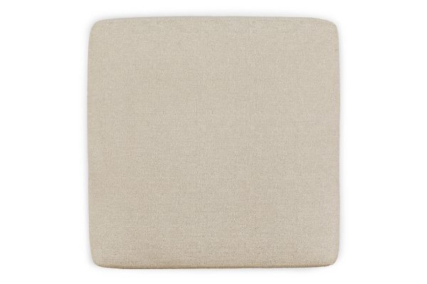 Edenfield Linen Oversized Accent Ottoman Fashion