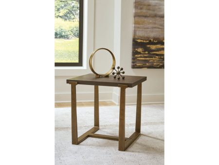 Balintmore Brown Gold Finish End Table Sale