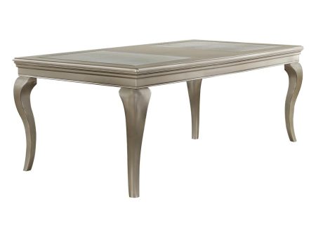 Crawford Silver Extendable Dining Table For Sale