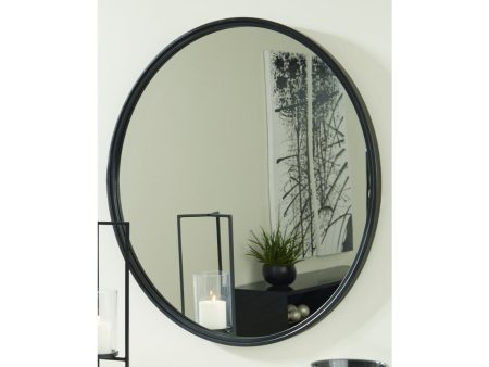 Brocky Black Accent Mirror Online now