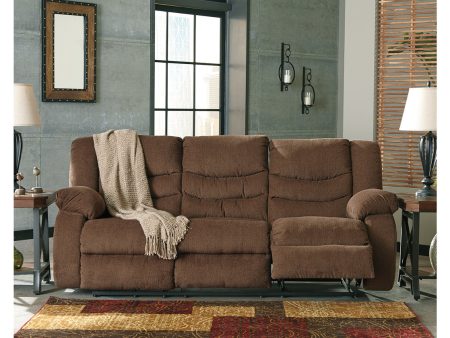 Tulen Chocolate Reclining Sofa Online now