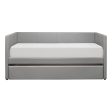 Adra Gray Twin Daybed with Trundle For Cheap