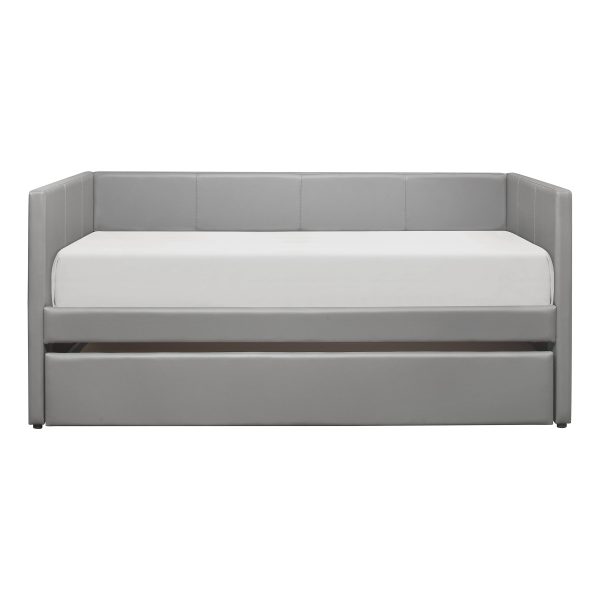 Adra Gray Twin Daybed with Trundle For Cheap