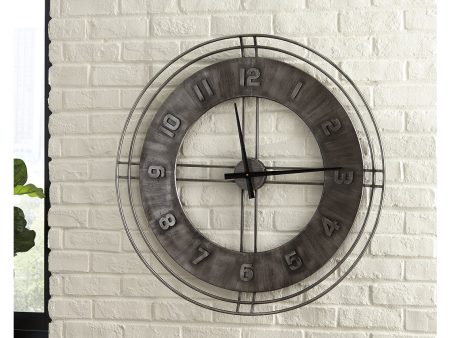 Ana Sofia Antique Gray Wall Clock Online now