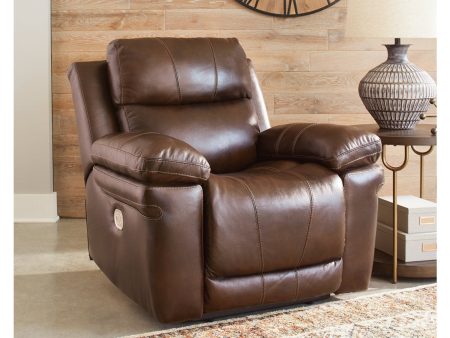 Edmar Chocolate Power Recliner Discount