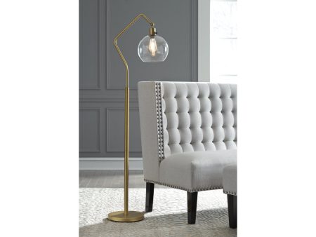 Marilee Antique Brass Finish Floor Lamp Fashion