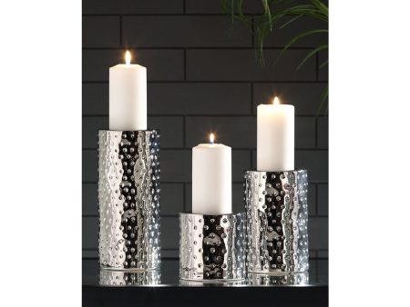 Marisa Silver Finish Candle Holder on Sale