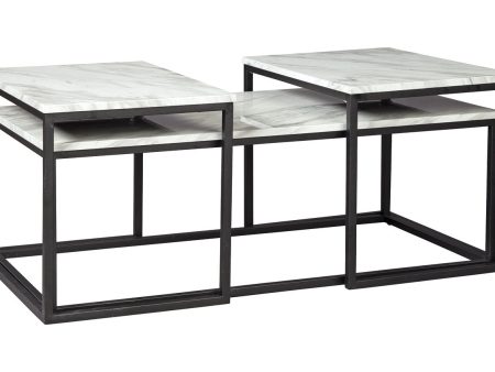 Donnesta Gray Black Table For Cheap