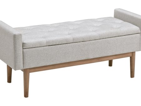 Briarson Beige Brown Storage Bench Online Hot Sale