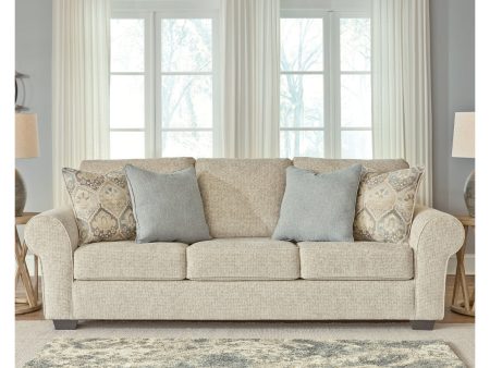 Haisley Ivory Sofa For Cheap