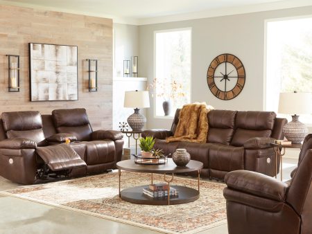 Edmar Chocolate Power Reclining Living Room Set Online Sale