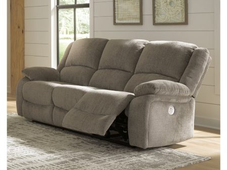 Draycoll Pewter Power Reclining Sofa For Discount