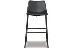 Centiar Black Pub Height Barstool, Set of 2 Hot on Sale