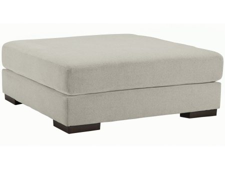 Artsie Ash Oversized Accent Ottoman Supply