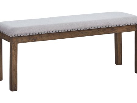 Moriville Grayish Brown Dining Bench Fashion