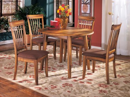 Berringer Rustic 5-Piece Drop Leaf Dining Set Online Sale