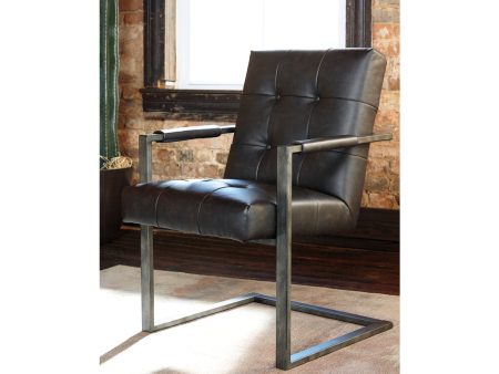 Starmore Black Home Office Desk Chair, Set of 2 For Sale