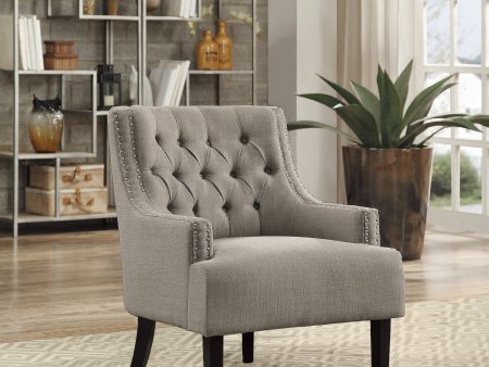 Charisma Taupe Accent Chair on Sale