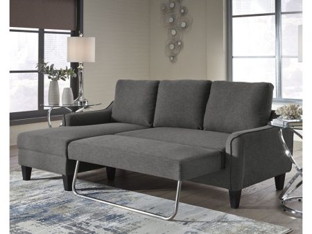 Jarreau Gray Sofa Chaise Sleeper Cheap