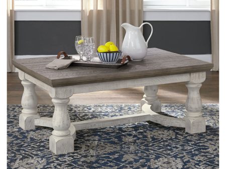 Havalance Gray White Coffee Table For Sale