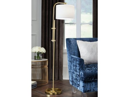 Baronvale Brass Finish Floor Lamp For Discount