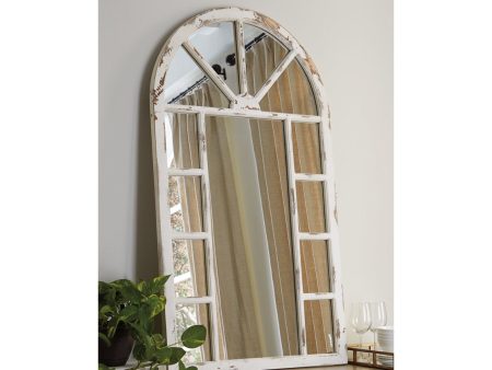 Divakar Antique White Accent Mirror Discount