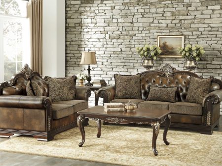 Croydon Dark Cherry Living Room Set Online Sale