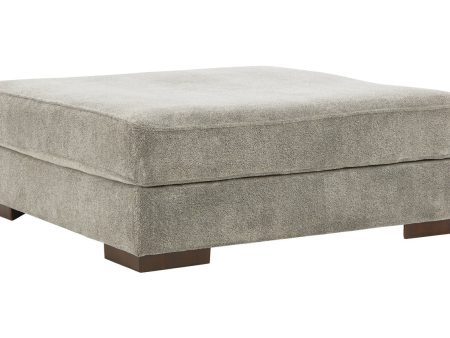 Bayless Smoke Oversized Accent Ottoman Fashion