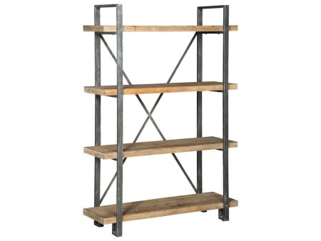 Forestmin Brown Black Bookcase Online Hot Sale