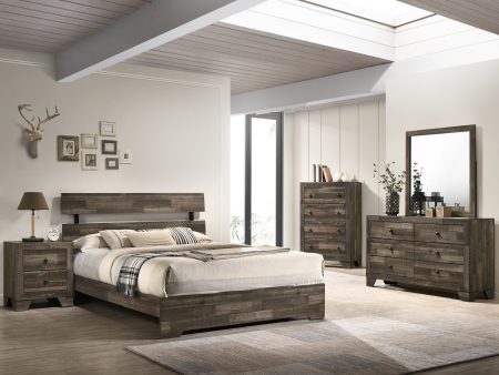 Atticus Brown Platform Bedroom Set Sale