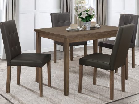 Ahmet Brown Dining Set Online