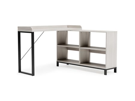 Bayflynn White Black L-Desk Discount