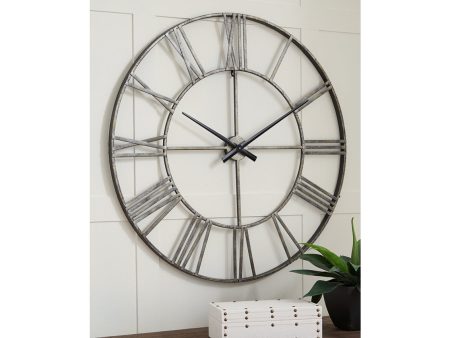 Paquita Antique Silver Wall Clock Online