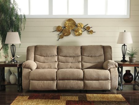 Tulen Mocha Reclining Sofa Hot on Sale