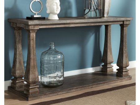 Johnelle Gray Sofa Table Hot on Sale