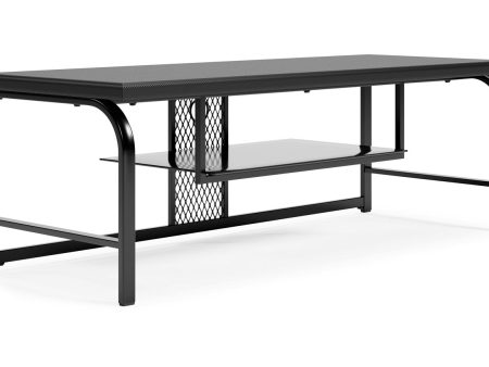 Lynxtyn Black 48  TV Stand Cheap