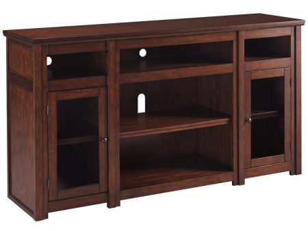 Harpan Reddish Brown 72  TV Stand For Discount