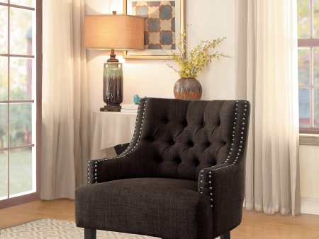 Charisma Chocolate Accent Chair For Discount