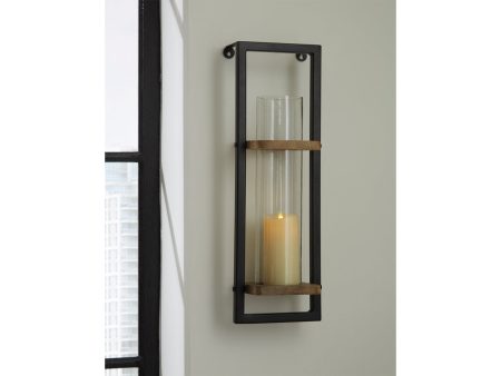 Colburn Natural Black Wall Sconce Online now