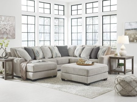 Ardsley Pewter 4-Piece LAF Chaise Sectional Hot on Sale